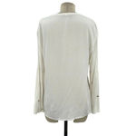 Maje Loust Bee Embellished Blouse Ecru Cream Size 2 US Medium Photo 8