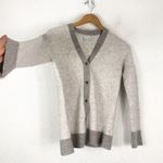 Athleta Westlake Textured Wool Cardigan Sweater Small Toasted Brown Heather Photo 9
