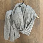 EUC White + Warren 100% Cashmere Travel Wrap in Light Heather Grey 81" x 36" Gray Photo 2