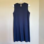 Eileen Fisher Small Petite Women's Navy Sheath Dress Photo 5