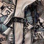 Rue 21 blue butterfly bodysuit Photo 3