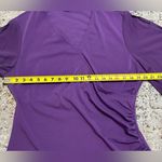 Grace Karin  Women 3/4 Chiffon Sleeve Dressy Blouse Wrap Elastic Shirt XL Photo 8