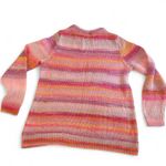 Gap Size Large Tunic Crewneck Sweater Milulticolored, Pink, Creme, Cozy, soft Pink Photo 3