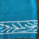 Lauren Hansen Vintage 80s floral Sweater in blue, yellow, green size large Blue Photo 8