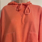 Adyson Parker  Coral Semi Cropped Hooded Sweatshirt Sz XS Photo 3