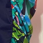 TRIMSHAPER ONE PIECE SWIMSUIT WO PLUS SIZE 30 VIVID PRINT SIDE RUSHING EUC CLEAN Black Photo 12