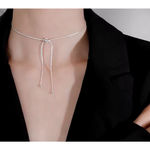 Boutique NEW Women'sā 925 Sterling Silver Lariat Ball Slide Necklace, Adjustable Photo 7