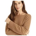 J.Crew Wool Cashmere Oversized Crewneck Sweater Beige BB407 Women's Size XL Photo 6
