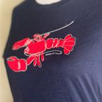 Vineyard Vines  Navy Tee with Red Lobster Graphic Photo 2