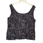 Alex Evenings  Black Tank Top Scoop Neckline Women’s Size XL Photo 2