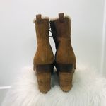 Ralph Lauren Denim Supply Suede leather Shearling Lace-Up boots Booties size 9. Photo 5
