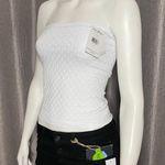 Free People Women’s White Seamless Strapless Bandeau Tube Top Photo 2