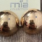 Mia Collection Copper Toned Circle Studded Earrings Fashion Jewelry Classic Photo 0