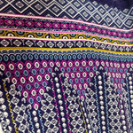 One Clothing Navy and Pink Geometric tunic size small crochet details colorful Photo 2