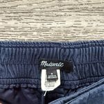 Madewell  Women's Navy Wide Leg Pants Size 8 Viscose Blend High rise Trousers Photo 2