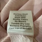 Pj Harlow Frankie Rib Knit High Low Sweatshirt Blush Pink Pajama Top Small Photo 9