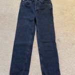 RE/DONE Redone high rise stove pipe jeans faded black 85 Photo 1