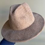 Desert Blue tan wool blend Panama fedora hat, NWT Photo 8