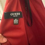 Guess Deep Red Long Sleeve Dress Photo 3