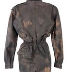 Retrofête Retrofete Shirelle Jumpsuit in Sepia Brown Acid Wash Photo 11