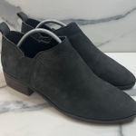 Lucky Brand  Womens Black Leather Block Heel Gerrilyn Ankle Boot Sz 10 Minimalist Photo 0