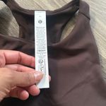 Lululemon athletica Brown Tank Top Logo Elastic Everlux Shelf Tank 10 Photo 5