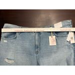 Jessica Simpson Boyfriend Jean Wide Leg Distressed Size 22W NWT Dearest Blue NWT Photo 13