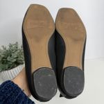 Franco Sarto  Women's Ailee Square Toe Black Leather Flats Loafers 8.5M Workwear Photo 4