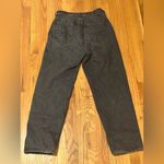 American Eagle Black High Waist Baggy Straight Leg Photo 3