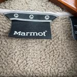 Marmot women's brown fuzzy sherpa full zip up jacket coat outdoor size small Photo 8