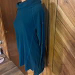 Columbia Women’s Large Blue Long Sleeve Cowl Neck Top Photo 3