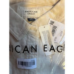American Eagle  AE Cropped Denim Plus Size Button-Up Shirt Photo 7
