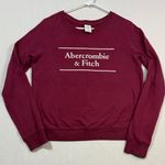 Abercrombie & Fitch Women's Maroon Crew Neck Sweater Photo 0