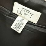 Loft Strapless Cocktail Dress in Black with Lace & Velvet Detail - Size 16 Photo 4