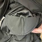 EXPRESS 🆕 Black Long Sleeve Elegant Design Wrap Flower Rouched Dress S🆕 Photo 10