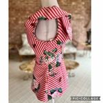 NWT Keepsake the Label Top Corset Striped Off Shoulder Peplum Red XS Cocktail Photo 9