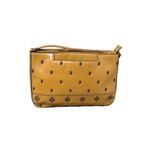 Adrienne Vittadini  Vintage tan top handle purse leather blue embroidered…​ Photo 7