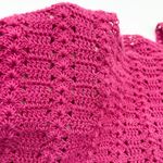 Handmade Womens Crochet Sleeveless Sweater Size Medium Boho Feminine Cottage Photo 6