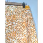 Rip Skirt Orange Floral Print ALine Mini Skirt Women's Size Medium Beach Hawaii Photo 1