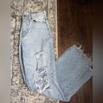 Daze Women’s Light Wash Distressed Jeans High Waisted size 26 Blue Photo 3