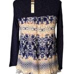 Max jeans NWT $59 ~ Blue Peacoat with Marakesh Boho Tunic Sweater & Blouse ~ XS Photo 0