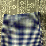 Joie ‎ Blue And White Gingham Paper-bag Wide Leg Pants Belted Size Medium Photo 9