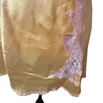 Frederick's of Hollywood Y2K 2000's rare vintage  yellow lace slip dress S/M Photo 3