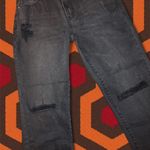 MINKPINK NWOT MP|D Black Cropped Distressed Denim Photo 3