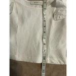 Mustard Seed   Ribbed Cropped Top Size Small White Ruffle Sleeve Feminine NWT Photo 5