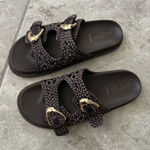 Joie Dark brown  woven sandals Photo 0