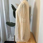 ASTR the Label Dress Cream Ivory Shift Mini Crochet Keyhole Lined-Cream- Photo 1