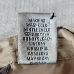 Chicos Women's Jacket 1 Beige Silk Metallic Snap Button Zip Lightweight Blazer Brown Size 10 Photo 12