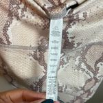 Varley  Size Small Albury Bike Shorts Champagne Snake Print Athletic Yoga Pilates Photo 5