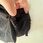 Cable & Gauge  Black 3/4 Sleeve Crewneck Sweater  Ruffle Side Slits Women’s Sz 2X Photo 2